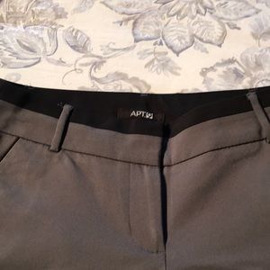 Apt 9 Gray Dress Ankle Pants 4